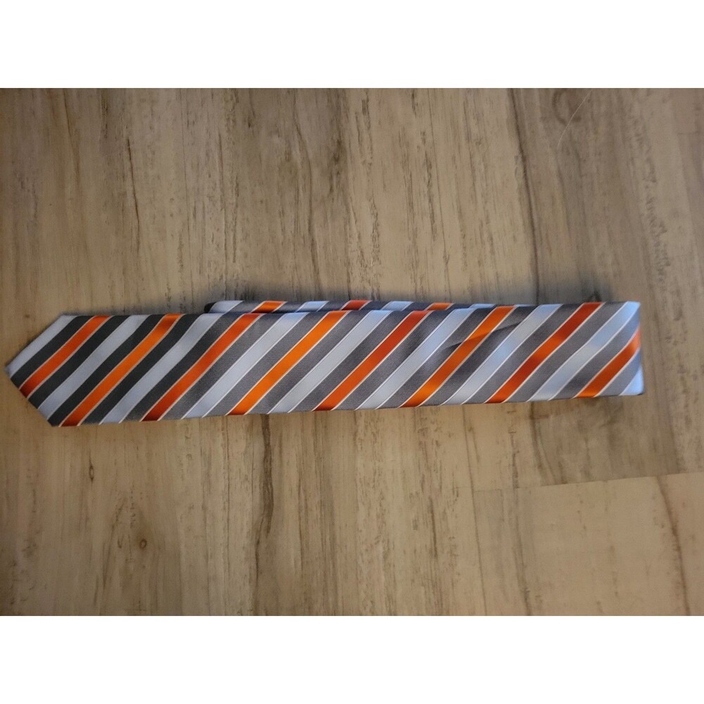 Perry Ellis Multicolored Striped Statement Summer Tie